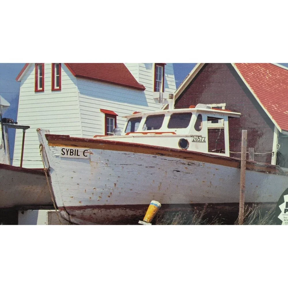 Vintage Kodacolor Puzzle 1000 Piece Boat Prince Edward Island New Sealed 77777
